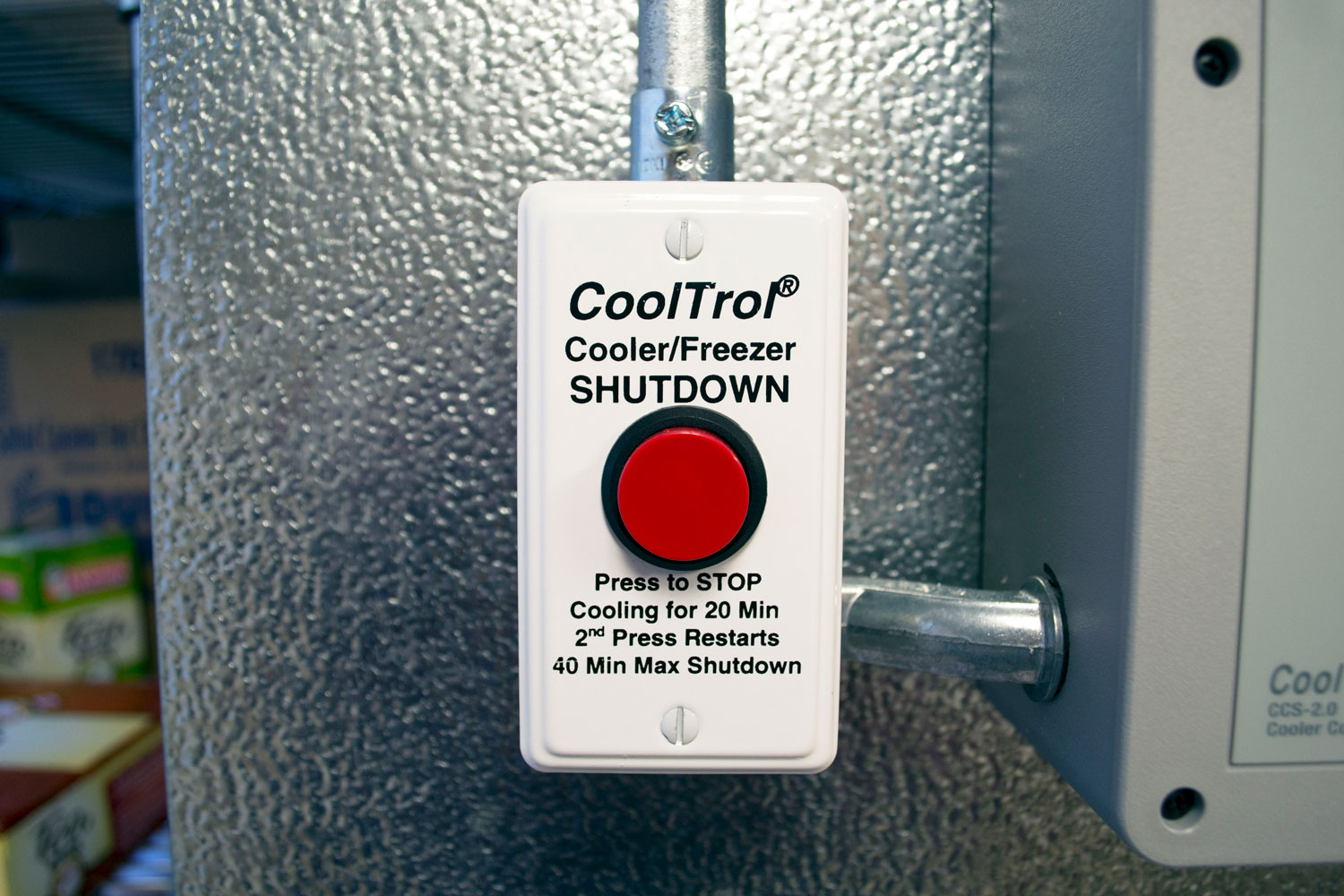 CoolTrol closeup remote refrigeration controls NRM