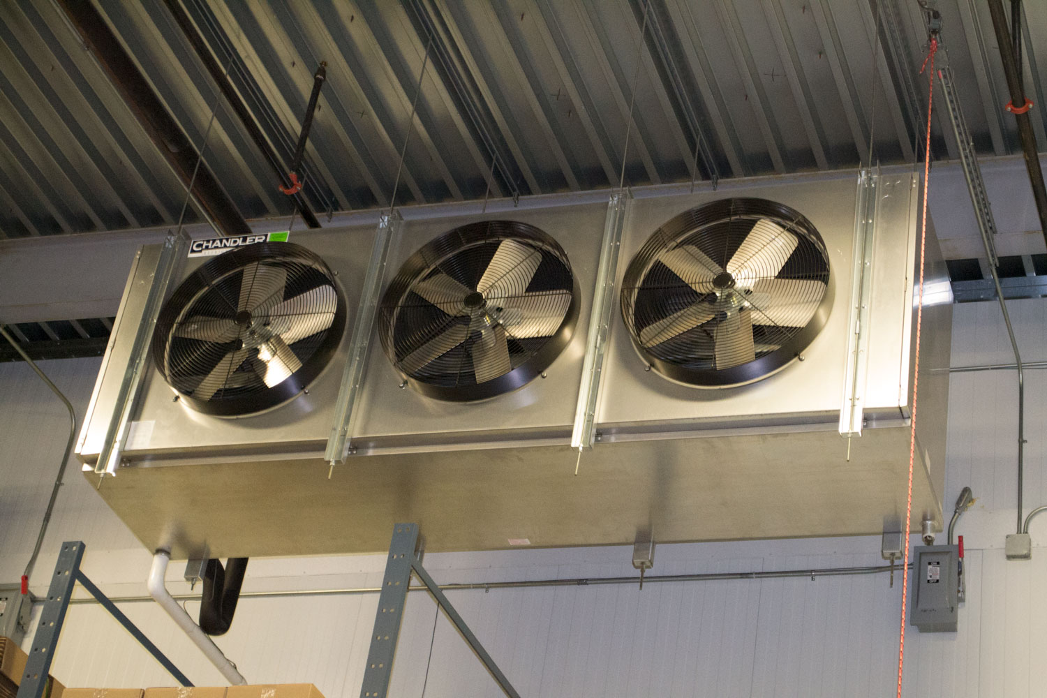 NRM remote refrigeration controls Fans mounted on the wall